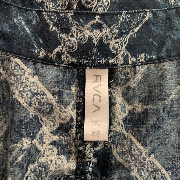 RVCA - Collared Button-Up Tank Top - Picture 6 of 6